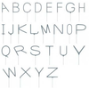 sparkler alphabet letters